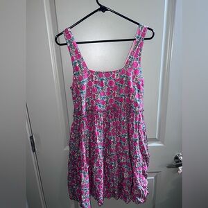Natural Life Strawberry Dress NWOT